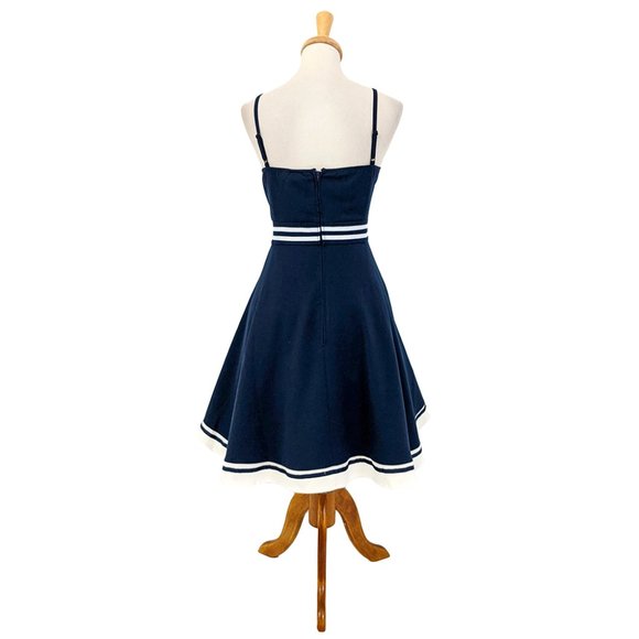 Banned Set Sail Strappy Dress in Navy - Picture 3 of 5